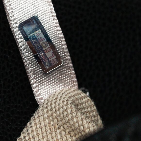 Jimmy Choo Cheri Black Soft Grainy Leather Crystal-Buckle Top Handle Bag - Picture 13 of 14